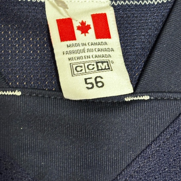 Vintage Syracuse Crunch Size 56 Reebok Blue AHL Goalie Jersey Hockey Collectible - Picture 5 of 12